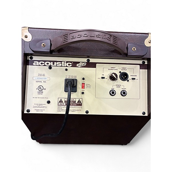 Used Acoustic A20 20W Acoustic Guitar Combo Amp