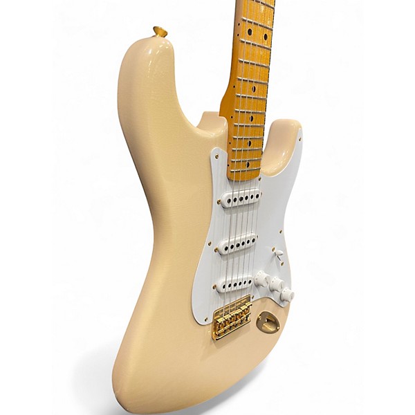 Used Fender Custom Shop '54 Deluxe Closet Classic Hardtail Stratocaster Faded Aged Shell Pink Solid Body Electric Guitar