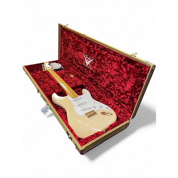 Used Fender Custom Shop '54 Deluxe Closet Classic Hardtail Stratocaster Faded Aged Shell Pink Solid Body Electric Guitar