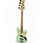 Used Fender Mustang Bass Surf Green Electric Bass Guitar