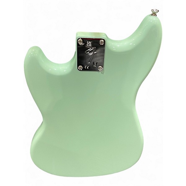 Used Fender Mustang Bass Surf Green Electric Bass Guitar