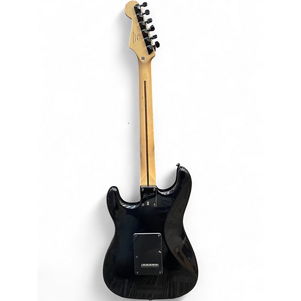 Used Squier Bullet Stratocaster HSS Black Solid Body Electric Guitar