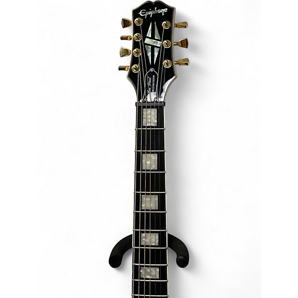 Used Epiphone Matt Heafy Les Paul Custom 7 White Solid Body Electric Guitar