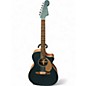 Used Fender Newporter Ocean Teal Acoustic Electric Guitar