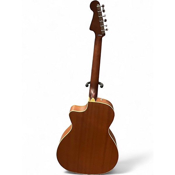 Used Fender Newporter Ocean Teal Acoustic Electric Guitar