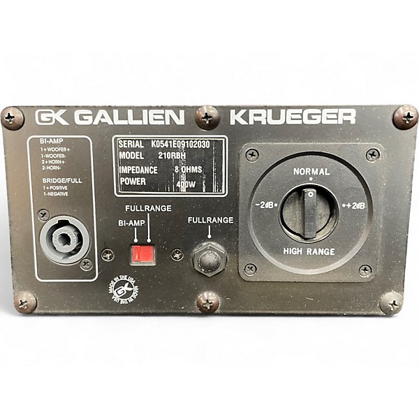 Used Gallien-Krueger 210RBH Bass Cabinet