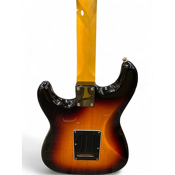 Used Fender Artist Series Stevie Ray Vaughan Stratocaster 3 Color Sunburst Solid Body Electric Guitar