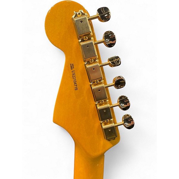Used Fender Artist Series Stevie Ray Vaughan Stratocaster 3 Color Sunburst Solid Body Electric Guitar