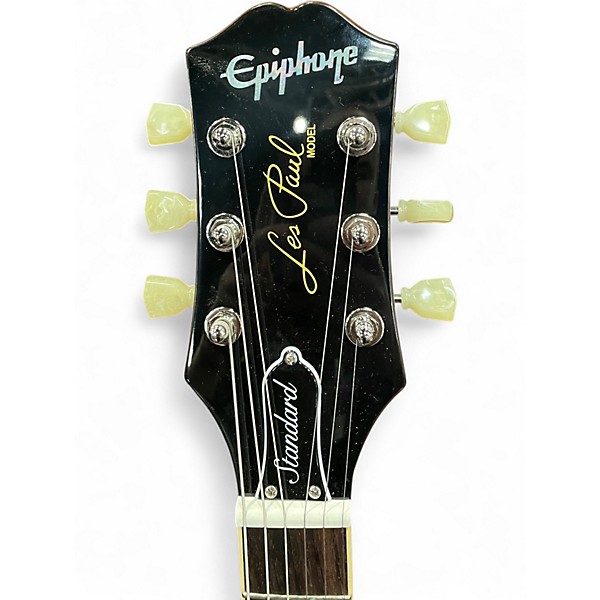 Used Epiphone Les Paul Traditional Pro IV Yellow Solid Body Electric Guitar