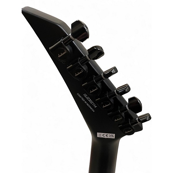 Used Jackson SLX Soloist Black and White Solid Body Electric Guitar