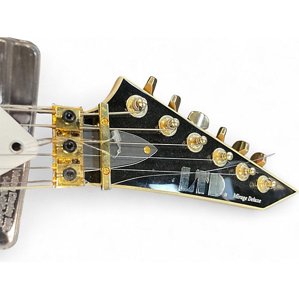 Used ESP LTD MIRAGE DELUXE '87 Arctic White Solid Body Electric Guitar