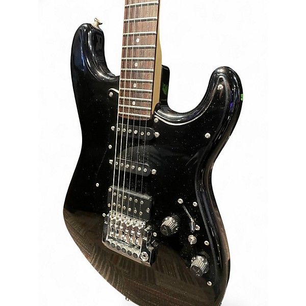 Used Fender MIJ STRATOCASTER Black Solid Body Electric Guitar