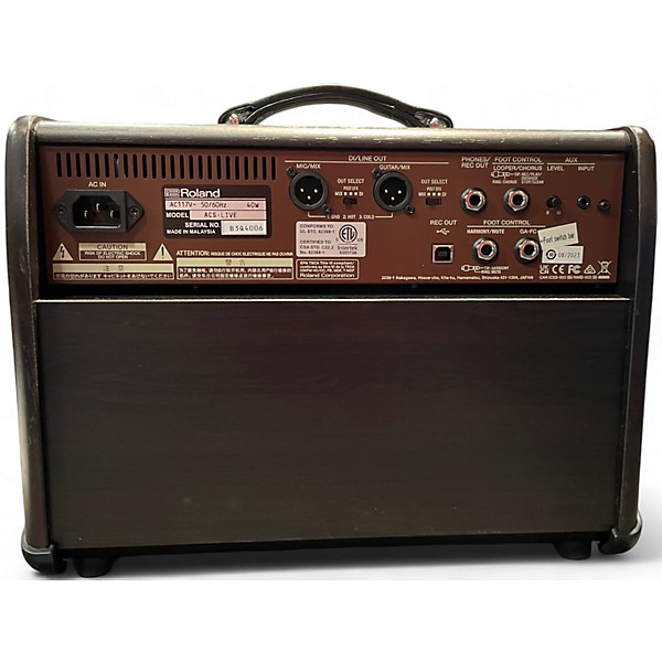 Used BOSS Acoustic Singer Live 60W 1x6.5 Acoustic Guitar Combo Amp