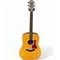 Used Taylor 210E DLX Natural Acoustic Electric Guitar thumbnail