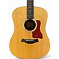 Used Taylor 210E DLX Natural Acoustic Electric Guitar