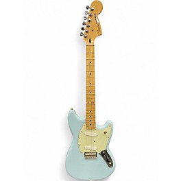 Used 2023 Fender Mustang Daphne Blue Solid Body Electric Guitar