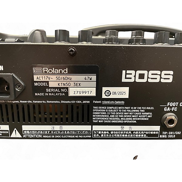 Used BOSS KTN50 GEN III EX Guitar Combo Amp