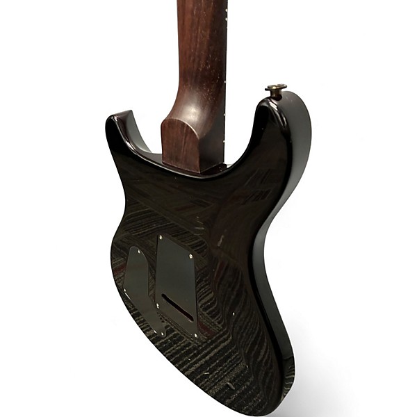 Used PRS Wood Library Custom 22 10 Top Black and Gold Solid Body Electric Guitar