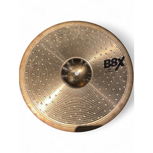 Used SABIAN 14in B8X BOTTOM HAT Cymbal