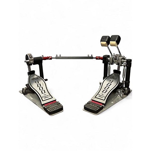 Used DW 9000 Series Double Double Bass Drum Pedal