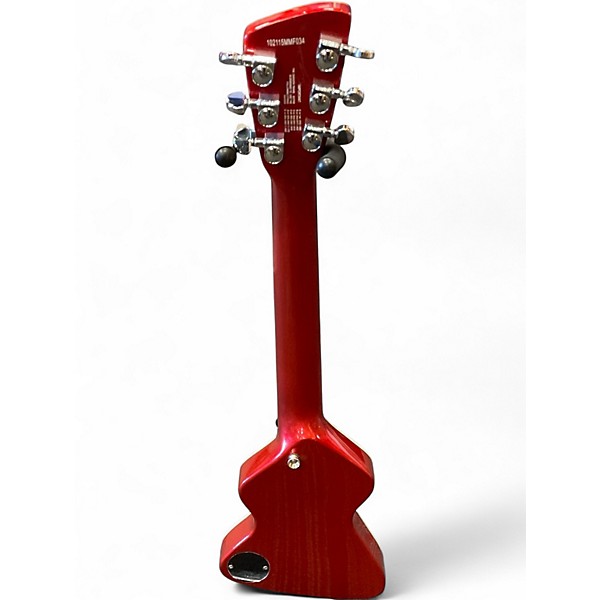 Used Chiquita TRAVEL GUITAR Candy Apple Red Electric Guitar