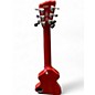 Used Chiquita TRAVEL GUITAR Candy Apple Red Electric Guitar