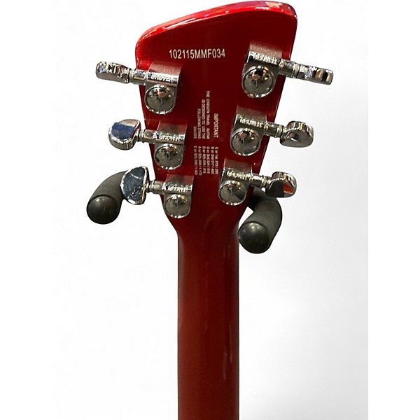 Used Chiquita TRAVEL GUITAR Candy Apple Red Electric Guitar