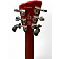 Used Chiquita TRAVEL GUITAR Candy Apple Red Electric Guitar