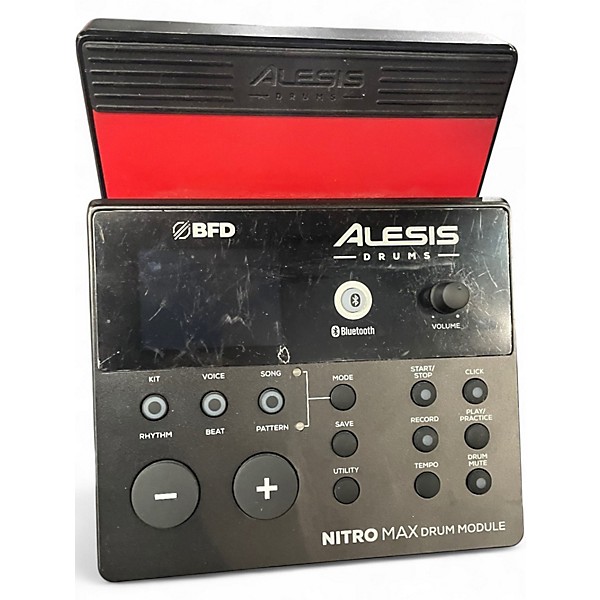 Used Alesis NITRO MAX 8PC RED Electric Drum Set