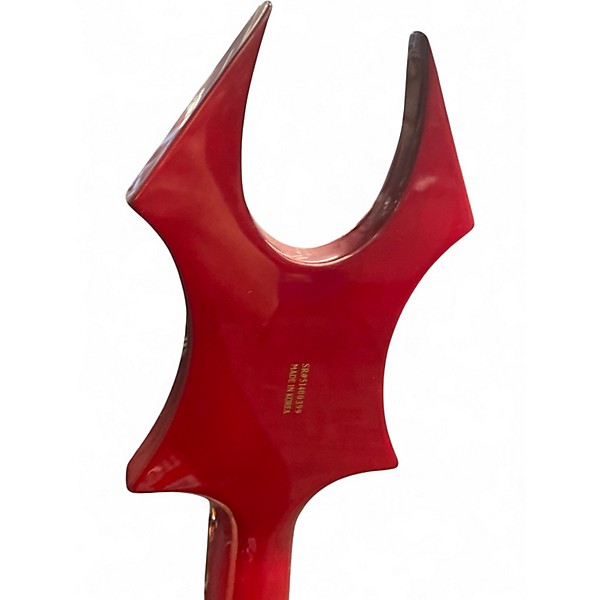 Used B.C. Rich NJ BEAST SPEEDLOADER Trans Red Solid Body Electric Guitar