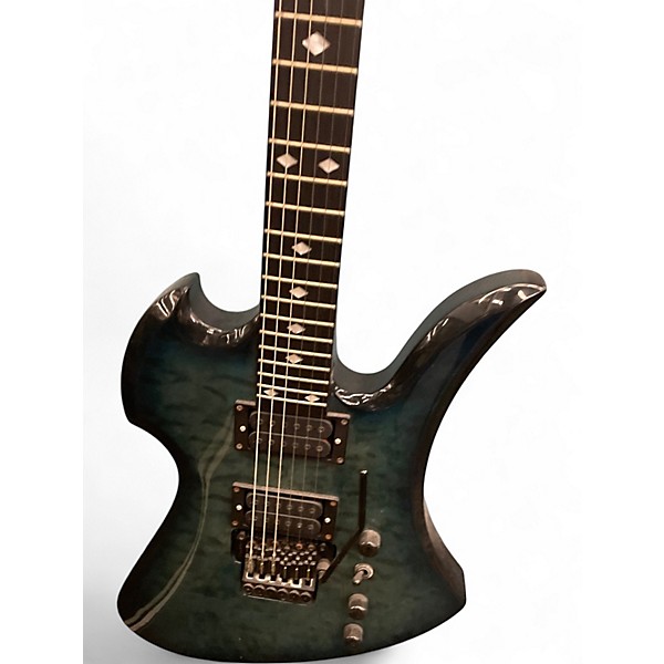 Used Bc Rich NJ MOCKINGBIRD SPEEDLOADER Trans Blue Solid Body Electric Guitar