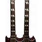 Used 2010 Gibson EDS1275 SG Double Neck Cherry Solid Body Electric Guitar