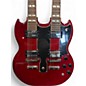 Used 2010 Gibson EDS1275 SG Double Neck Cherry Solid Body Electric Guitar