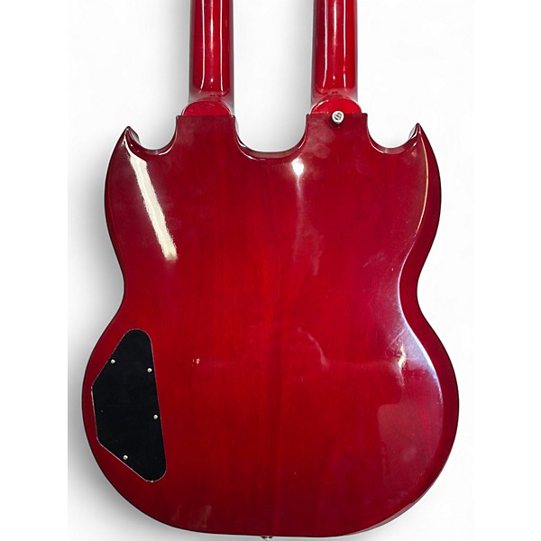 Used 2010 Gibson EDS1275 SG Double Neck Cherry Solid Body Electric Guitar