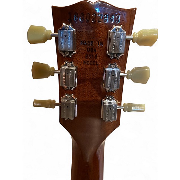 Used 2018 Gibson Les Paul Traditional Honey Burst Solid Body Electric Guitar