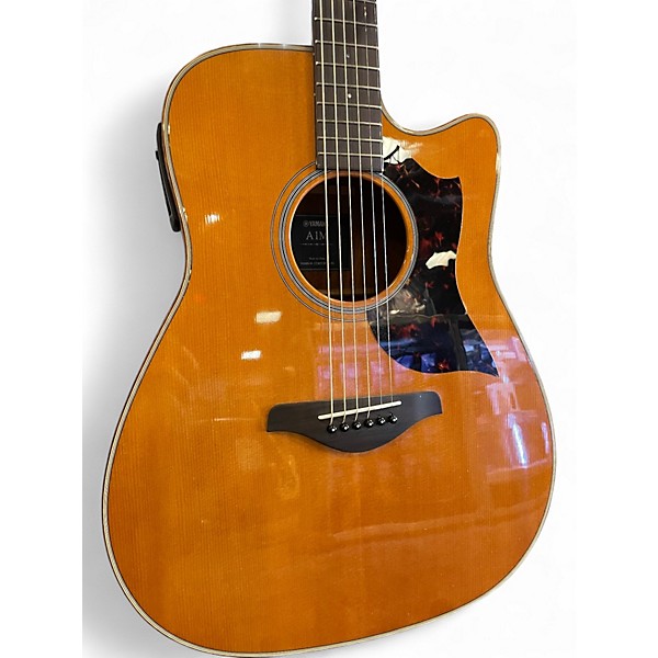 Used Yamaha A1M Natural Acoustic Electric Guitar