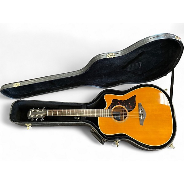 Used Yamaha A1M Natural Acoustic Electric Guitar