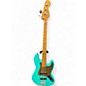Used Squier Jazz bass Seafoam Green Electric Bass Guitar thumbnail