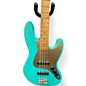 Used Squier Jazz bass Seafoam Green Electric Bass Guitar
