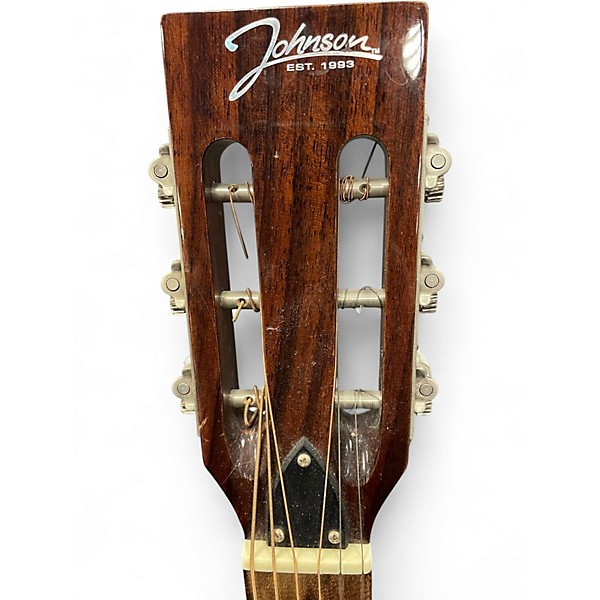 Used Johnson JR550 Resonator Natural Acoustic Guitar