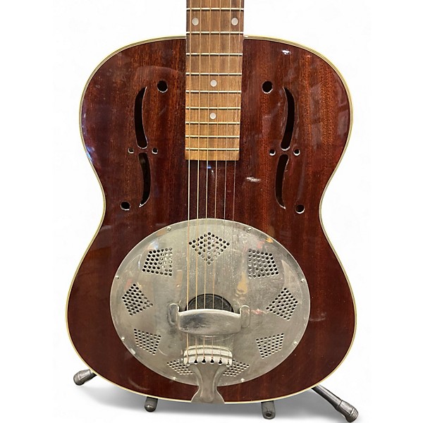 Used Johnson JR550 Resonator Natural Acoustic Guitar