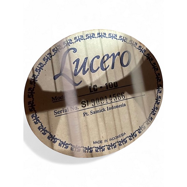 Used Lucero LC100 Natural Classical Acoustic Guitar