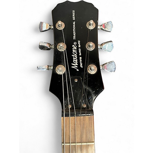 Used Maxtone LP Style Guitar Gold Solid Body Electric Guitar