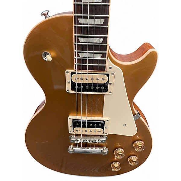 Used Gibson Les Paul Classic Gold Top Solid Body Electric Guitar