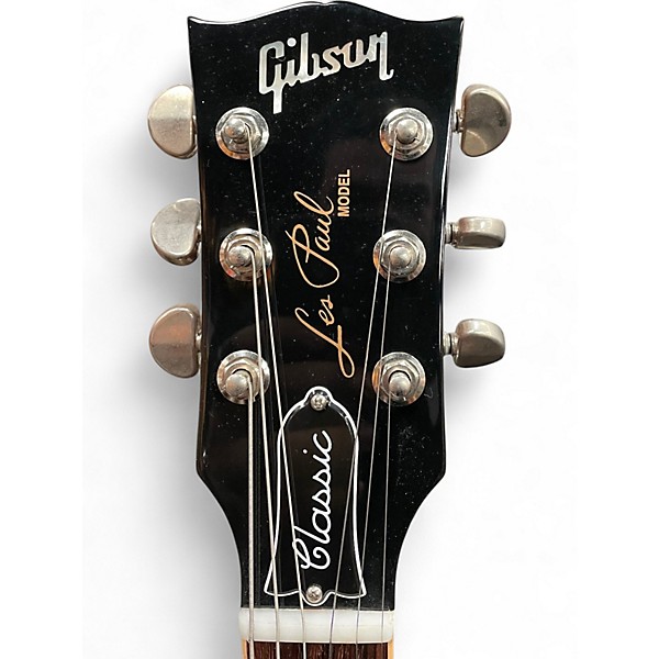 Used Gibson Les Paul Classic Gold Top Solid Body Electric Guitar