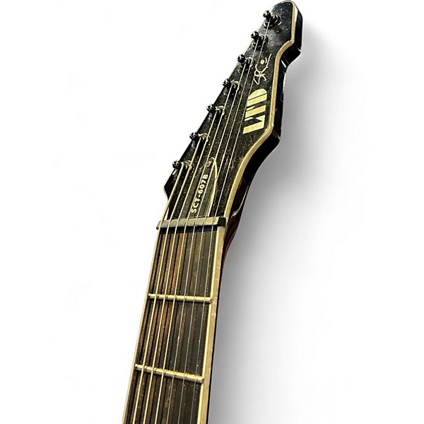 Used ESP LTD SCT607B Stephen Carpenter Signature 7 String Black Solid Body Electric Guitar