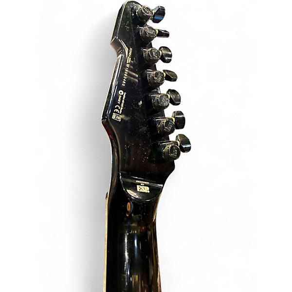 Used ESP LTD SCT607B Stephen Carpenter Signature 7 String Black Solid Body Electric Guitar