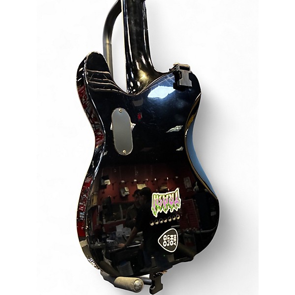 Used ESP LTD SCT607B Stephen Carpenter Signature 7 String Black Solid Body Electric Guitar