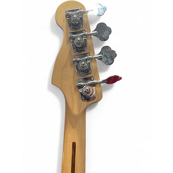 Used Fender Standard Precision Bass Baltic Blue Electric Bass Guitar