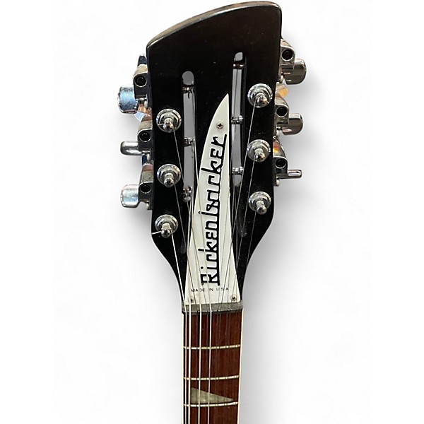 Used Rickenbacker 360/12 Black Hollow Body Electric Guitar
